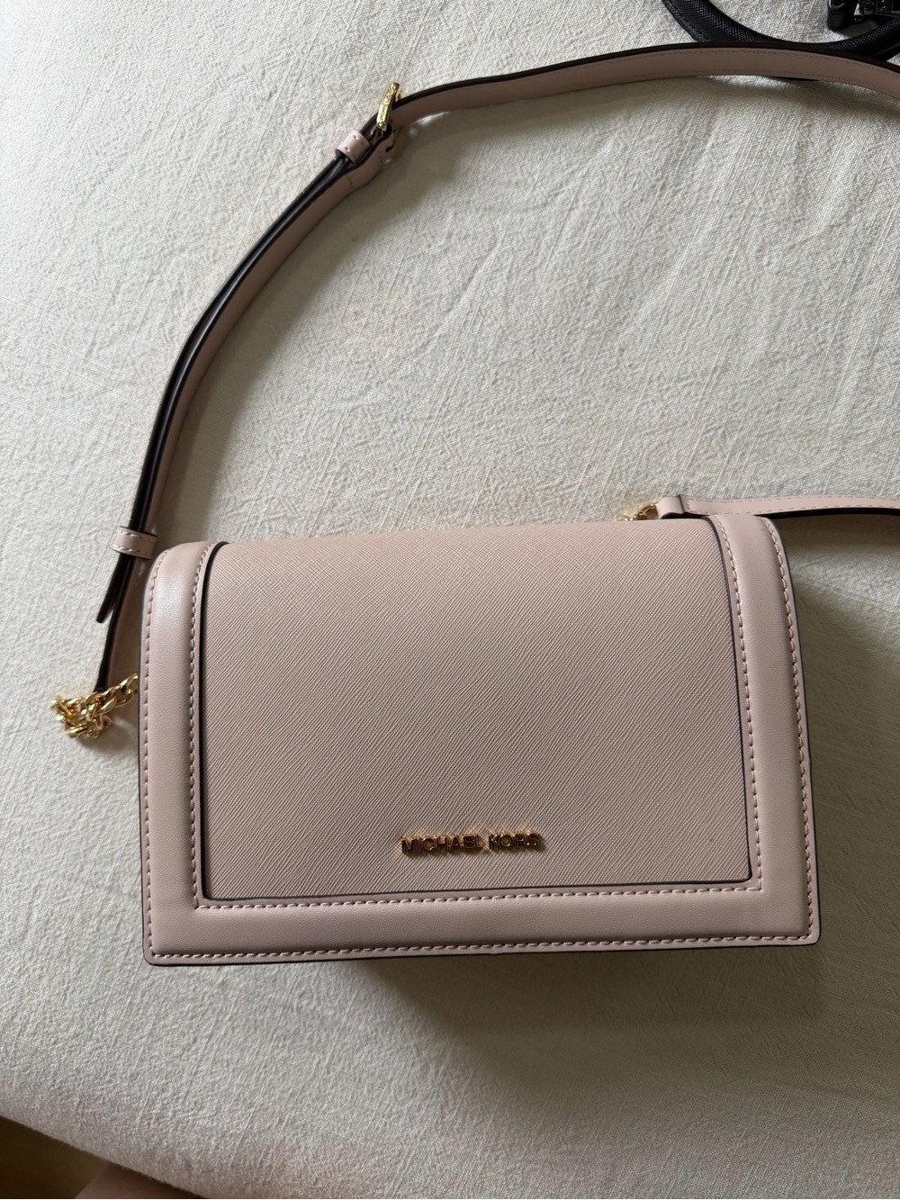 Michael Kors Blush Saffiano Leather Crossbody Bag